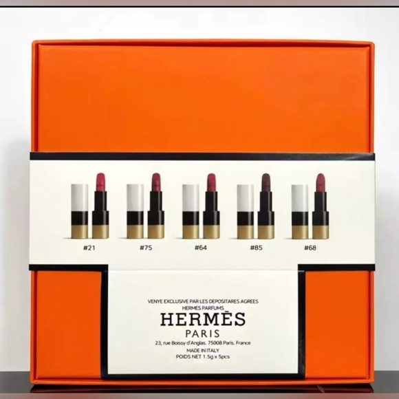 Hermes Other - Hermes Gift Kit 5 pcs 1.5g Lipstick